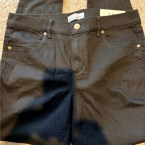 LOFT Black High-Rise Legging Jeans